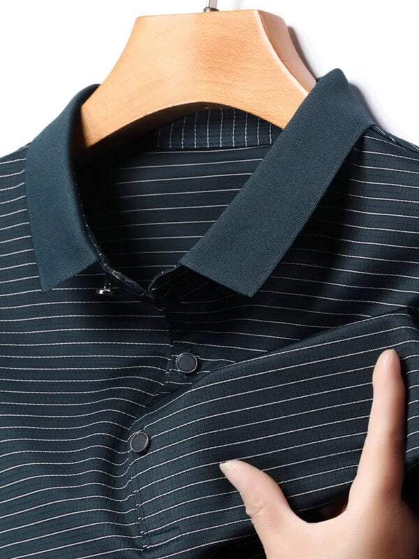 Code: 121(Navy Blue)- Premium China Polo Shirt For Men - Image 5