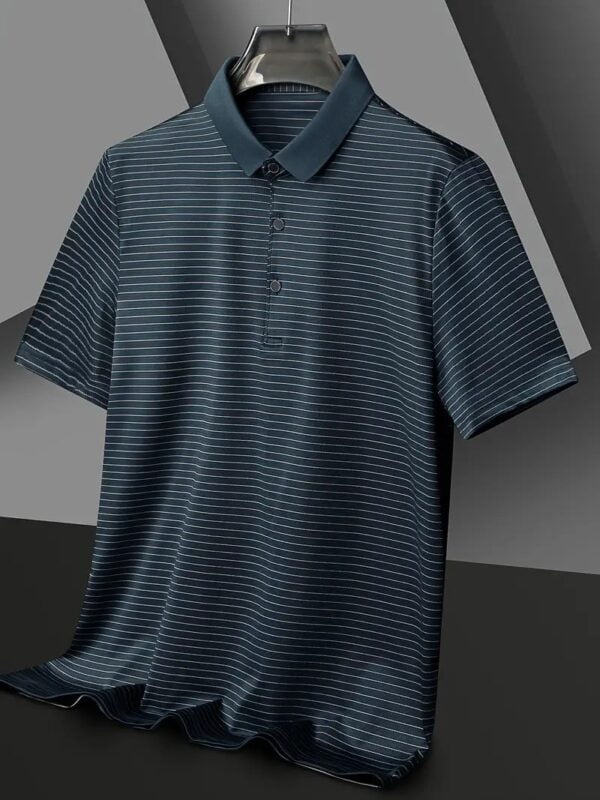 Code: 121(Navy Blue)- Premium China Polo Shirt For Men
