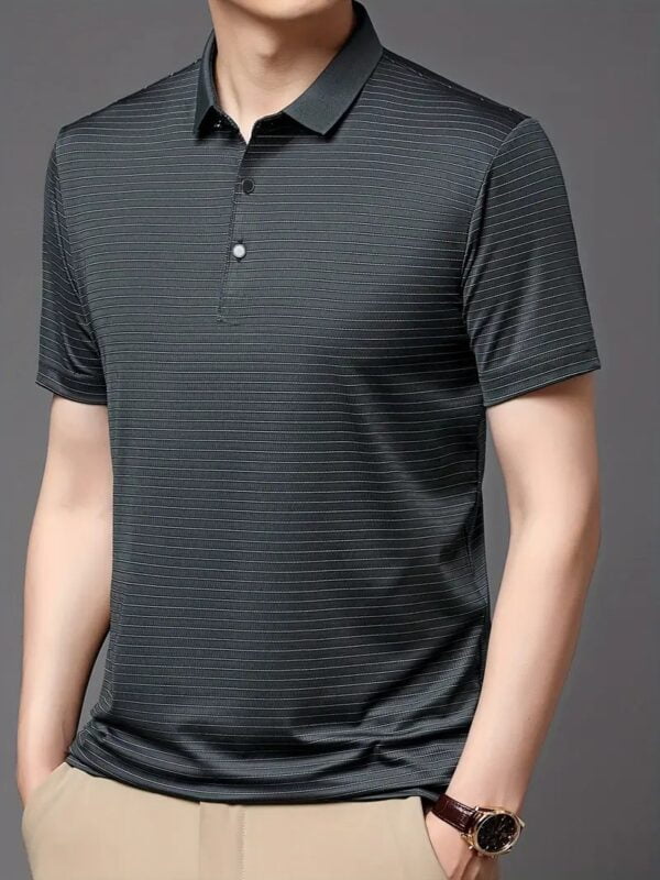 Code: 121(Black)- Premium China Polo Shirt For Men - Image 5