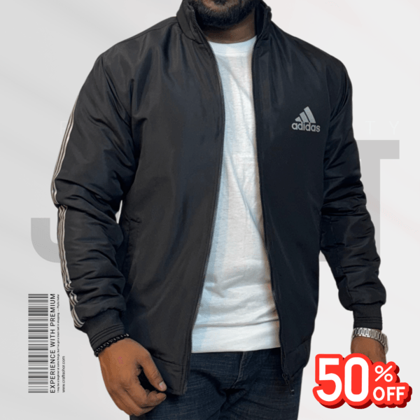 Code: P-603 (BLACK-A)|  Premium Pedding Jacket for Men's